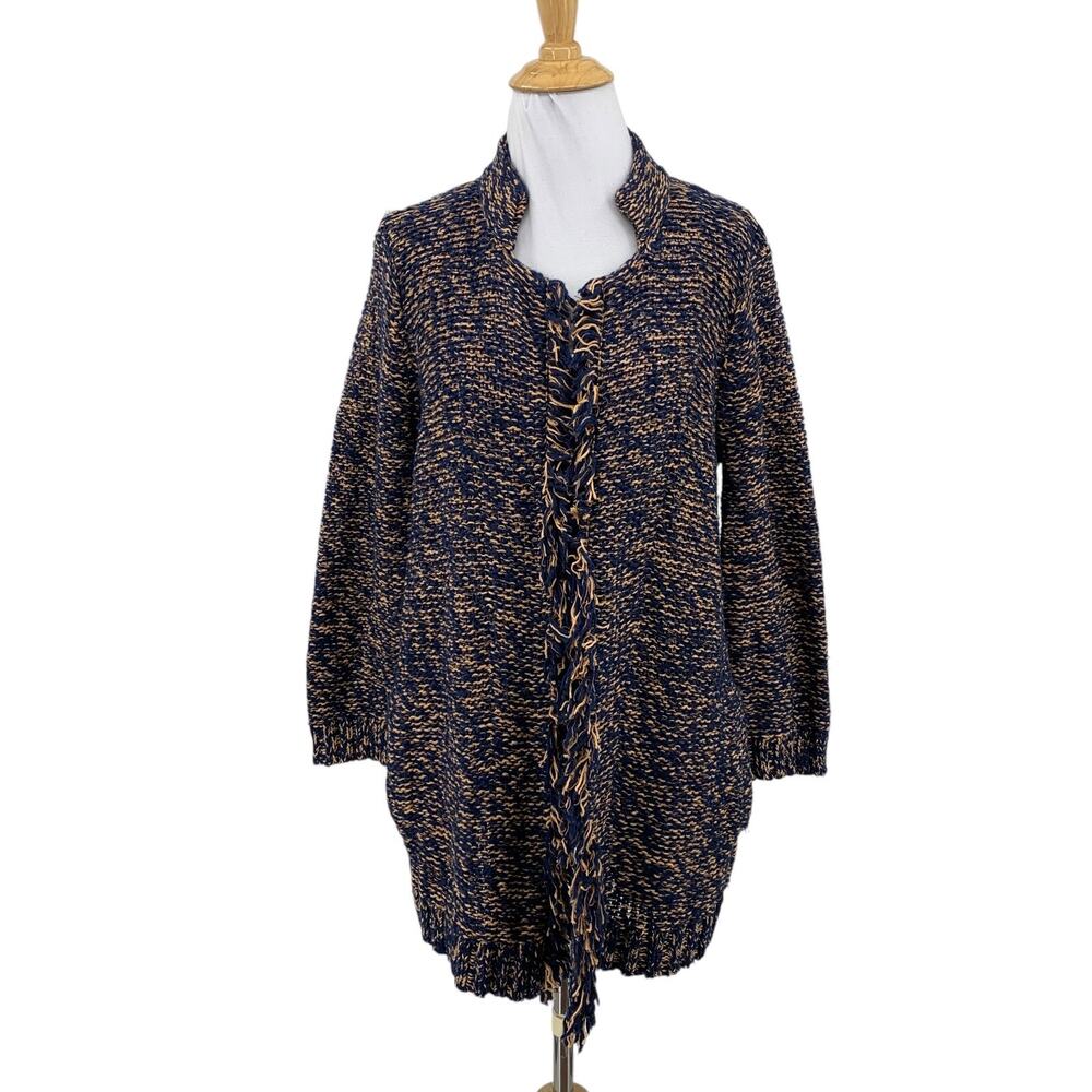 Sparrow Sweater Cardigan Womens M Medium Wool Blend Open Front Anthropologie